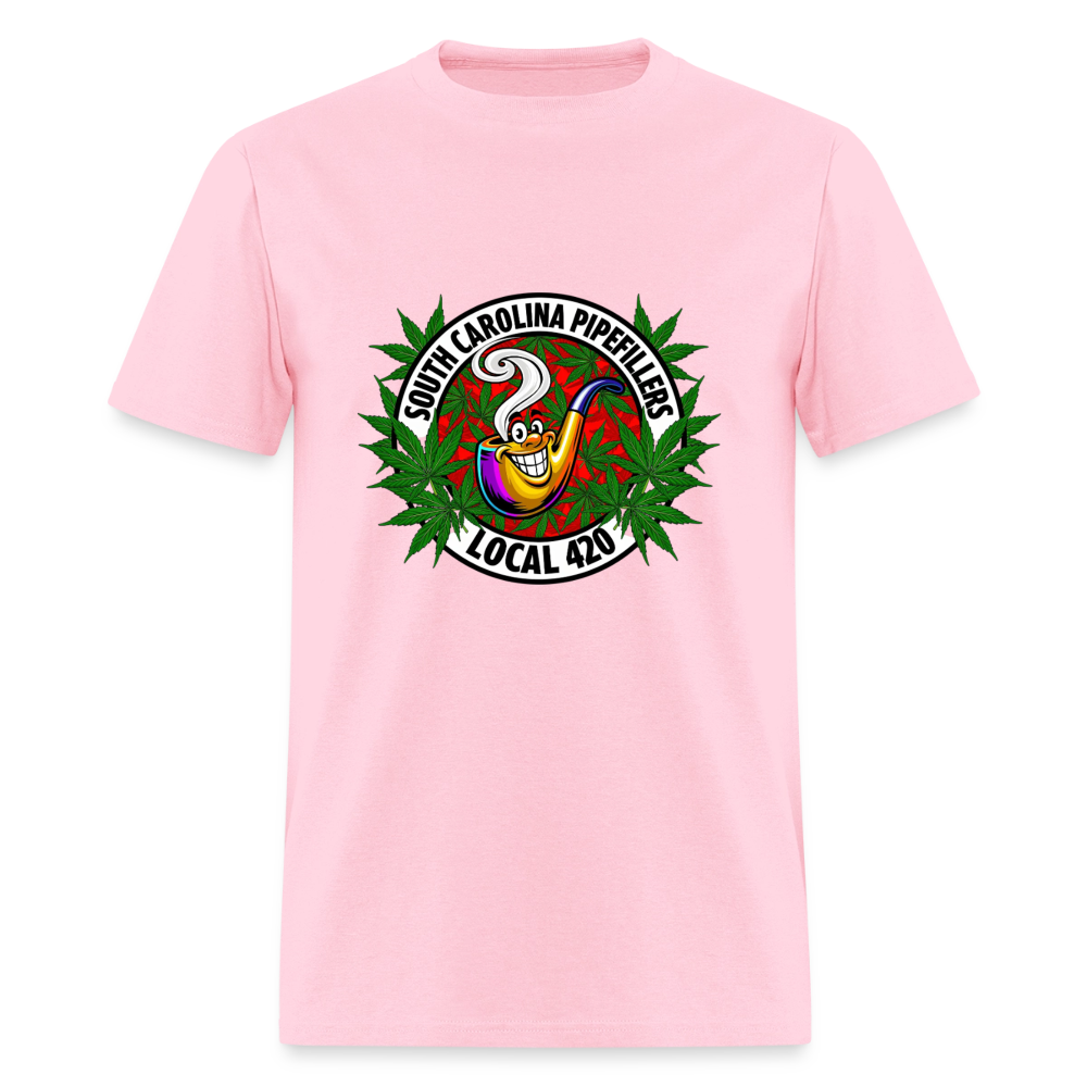 SOUTH CAROLINA PIPEFILLERS LOCAL 420 F/B DESIGN Men's T-Shirt - pink