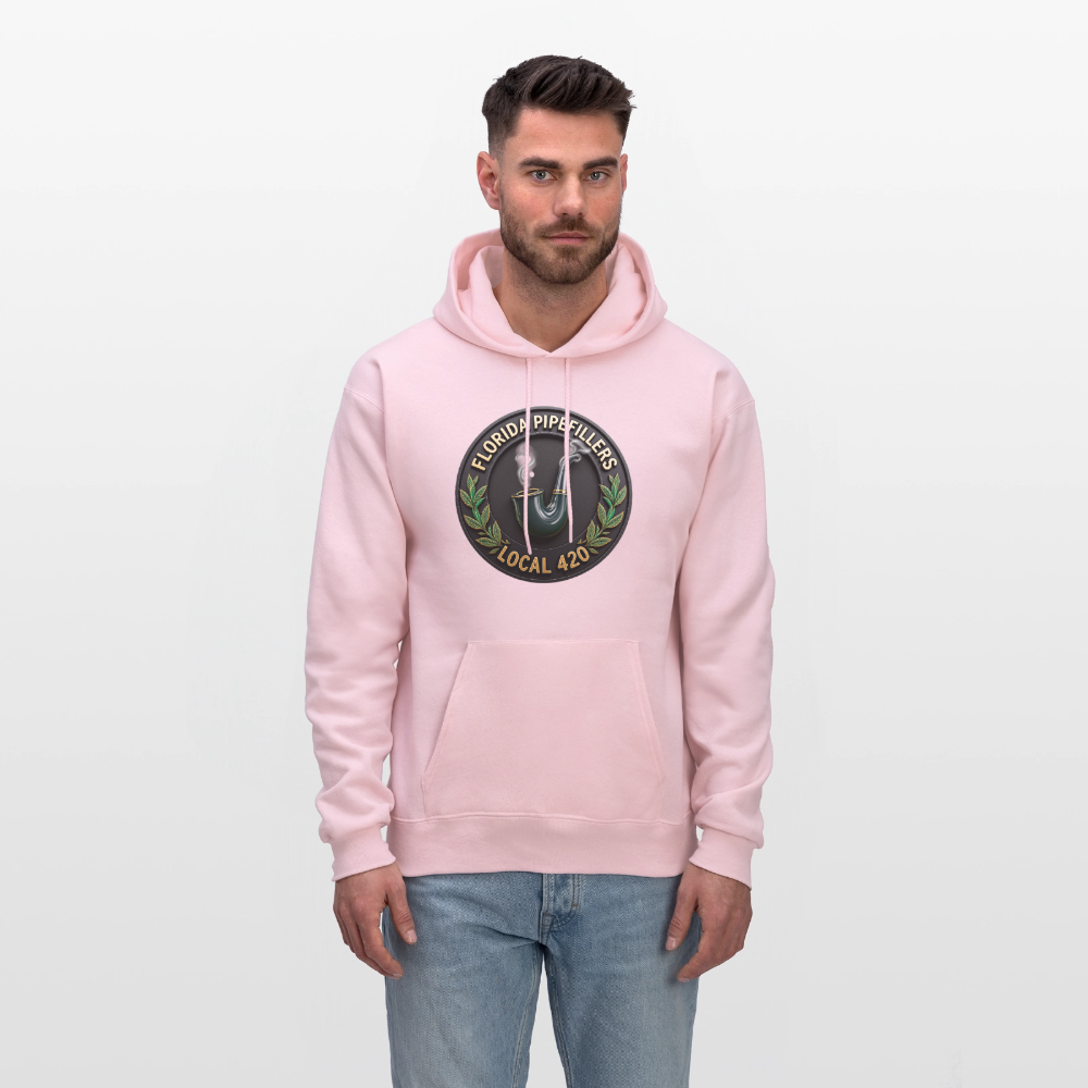 FLORIDA PIPEFILLERS LOCAL 420 F/B DESIGN Men's Hoodie - pale pink