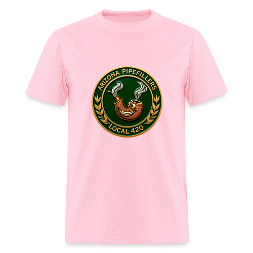 ARIZONIA PIPEFILLERS LOCAL 420 Men's T-Shirt - pink