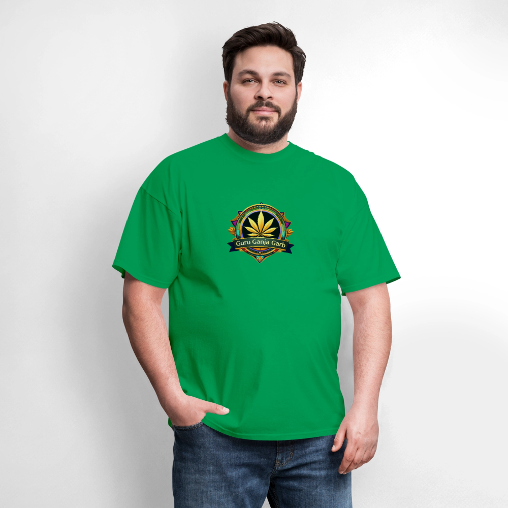 OFFICAL GURU GANJA GARB  GGG Men's T-Shirt - bright green