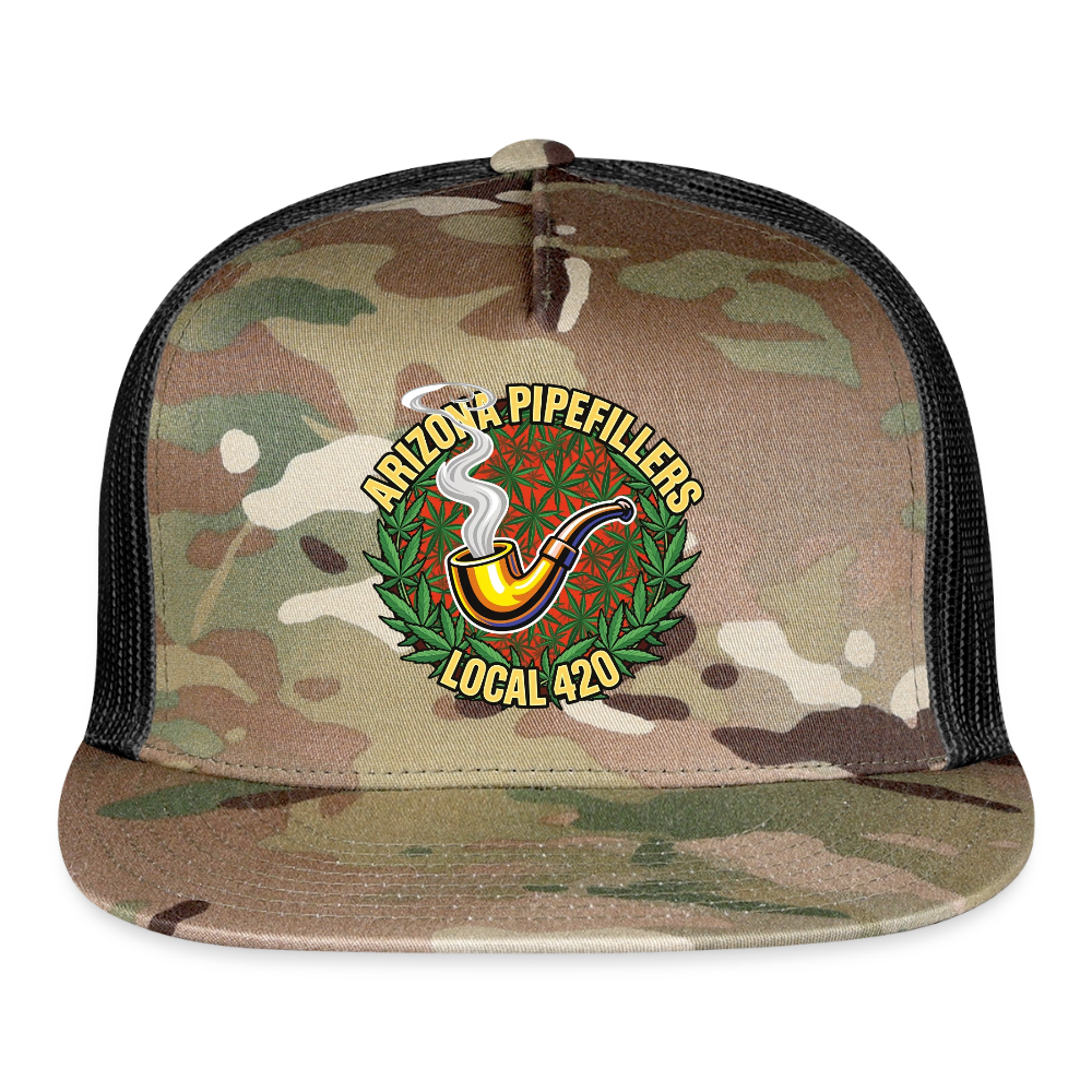 ARIZONA PIPEFILLERS LOCAL 420 Trucker Hat - MultiCam\black