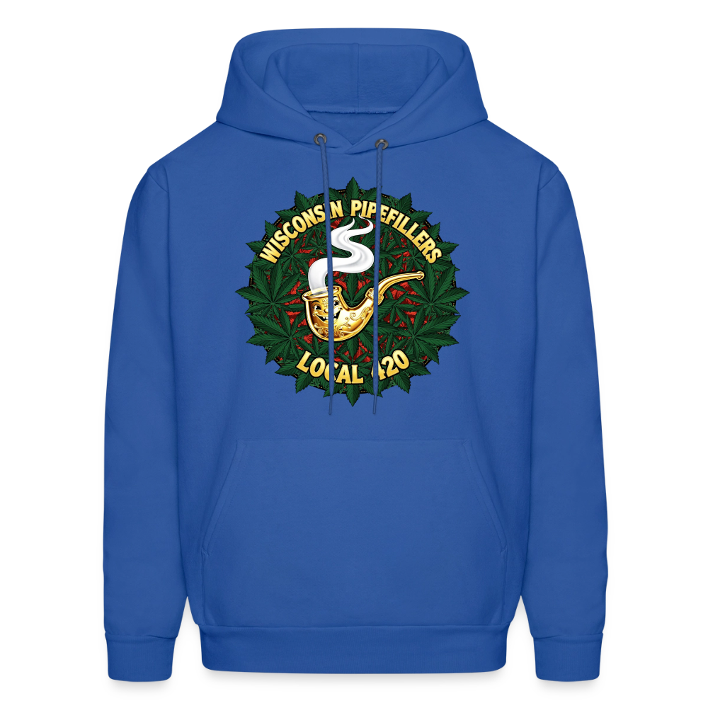 WISCONSIN PIPEFILLERS LOCAL 420 Men's Hoodie - royal blue