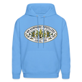 NEW HAMPSHIRE PIPEFILLERS LOCAL 420 2 EMBLEM Men's Hoodie - carolina blue