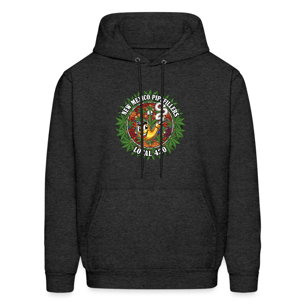 NEW MEXICO PIPEFILLERS LOCAL 420 Men's Hoodie - charcoal grey