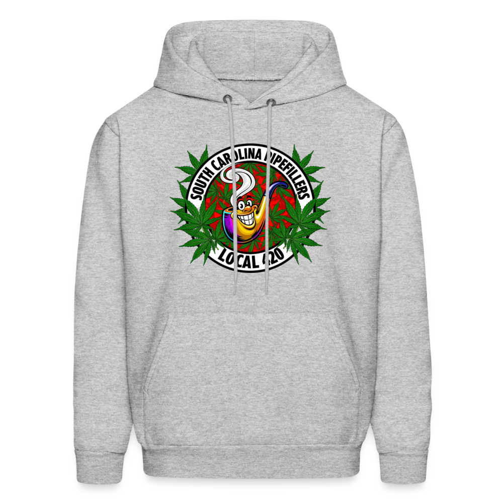 SOUTH CAROLINA PIPEFILLERS LOCAL 420 F/B DESIGN Men's Hoodie - heather gray