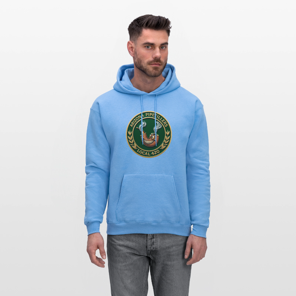 ARIZONIA PIPEFILLERS LOCAL 420 F/B DESIGN Men's Hoodie - carolina blue