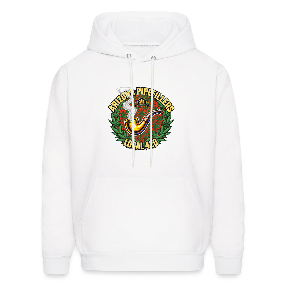 ARIZONA PIPEFILLERS LOCAL 420 Men's Hoodie - white