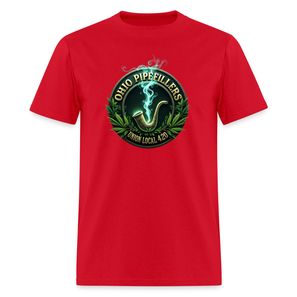 OHIO PIPEFILLERS UNION LOCAL 420 Men's T-Shirt - red