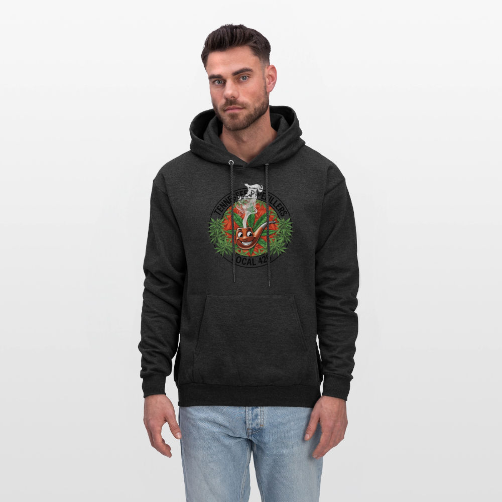 TENNESSEE PIPEFILLERS LOCAL 420 Men's Hoodie - charcoal grey
