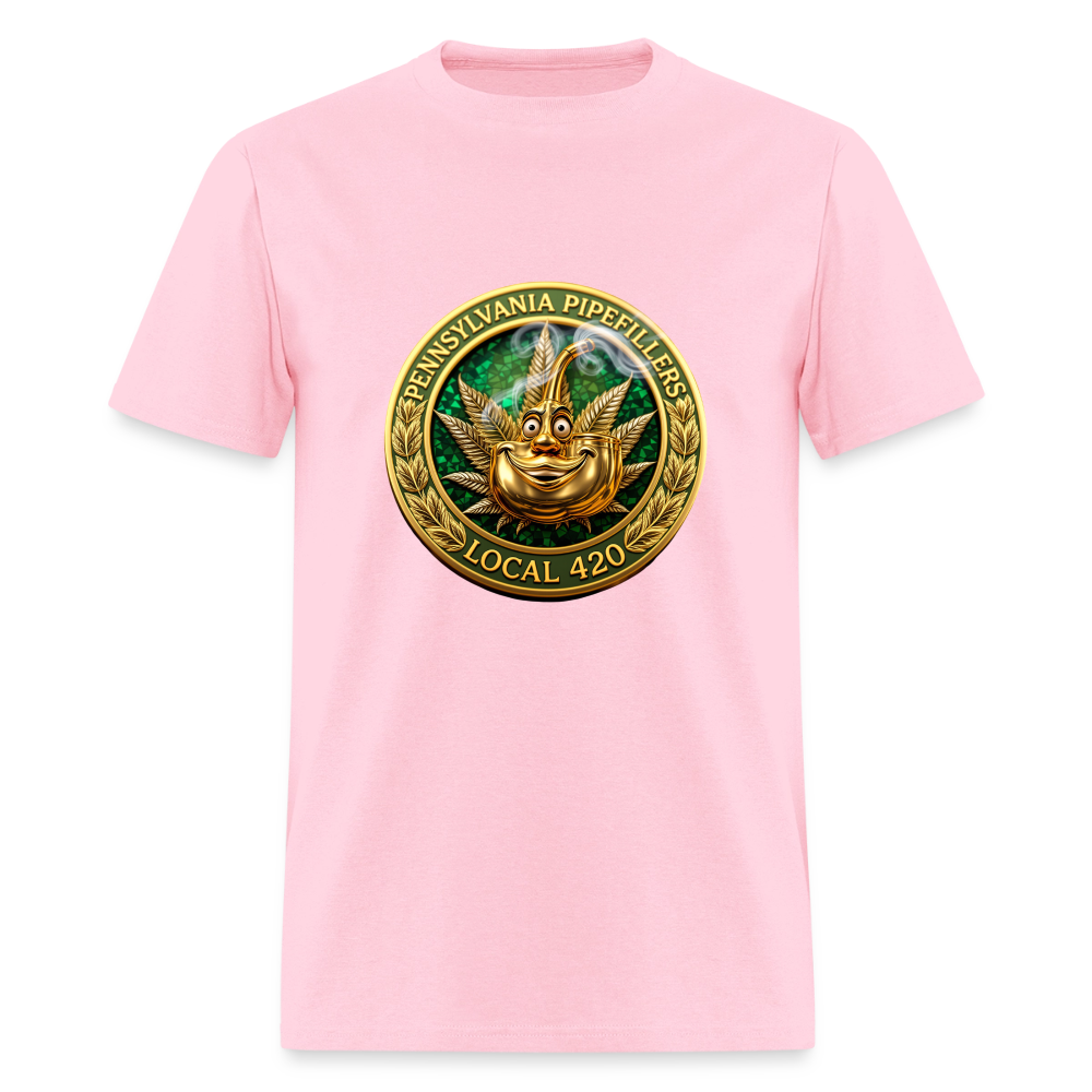 PENNSYLVANIA  PIPEFILLERS LOCAL 420 Men's T-Shirt - pink