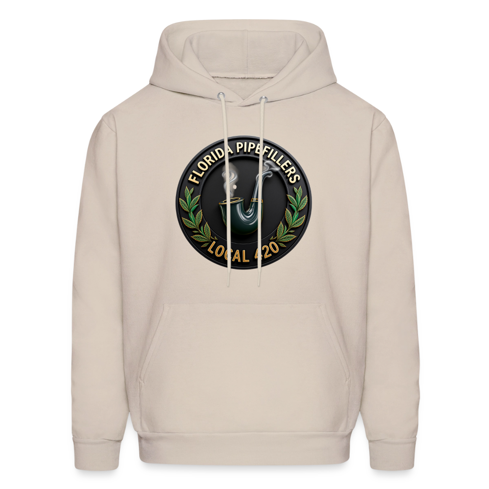 FLORIDA PIPEFILLERS LOCAL 420 F/B DESIGN Men's Hoodie - Sand