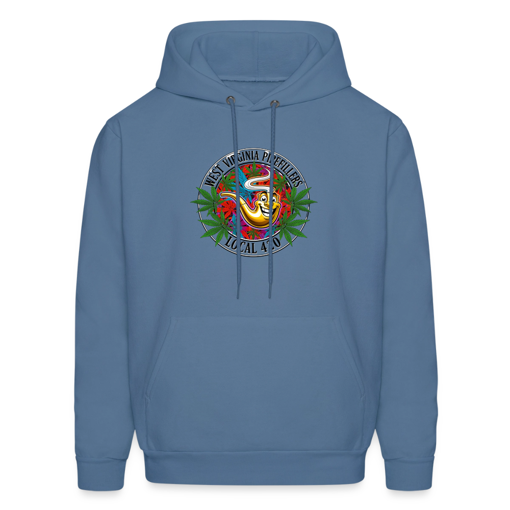 WEST VIRGINIA  PIPEFILLERS LOCAL 420 Men's Hoodie - denim blue