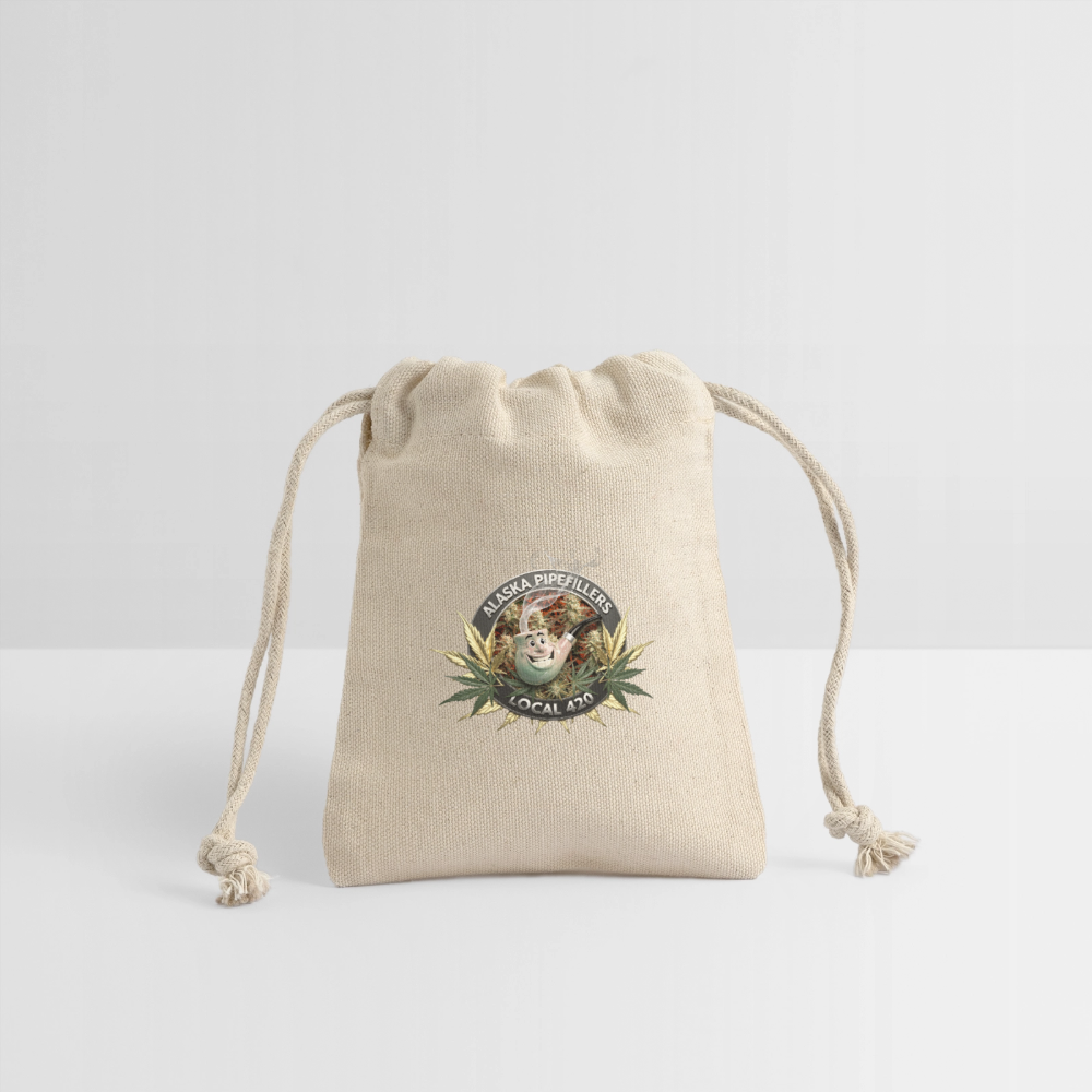 ALASKA  PIPEFILLERS LOCAL 420 Union Reusable Gift Bag - Natural