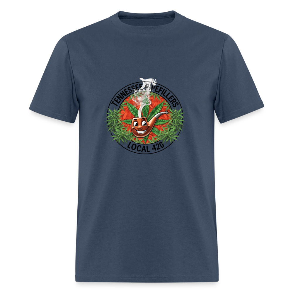 TENNESSEE PIPEFILLERS LOCAL 420 Men's T-Shirt -  blue dusk
