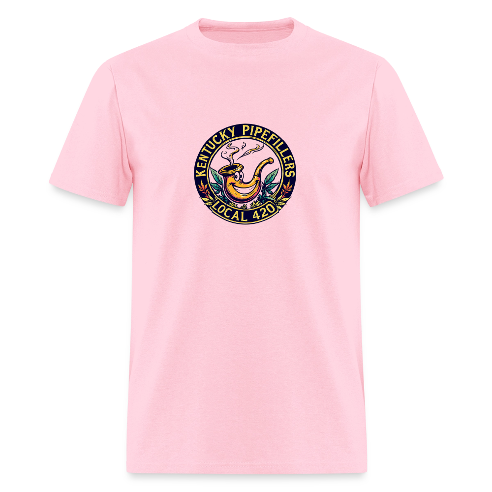 KENTUCKY  PIPEFILLERS LOCAL 420 Men's T-Shirt - pink