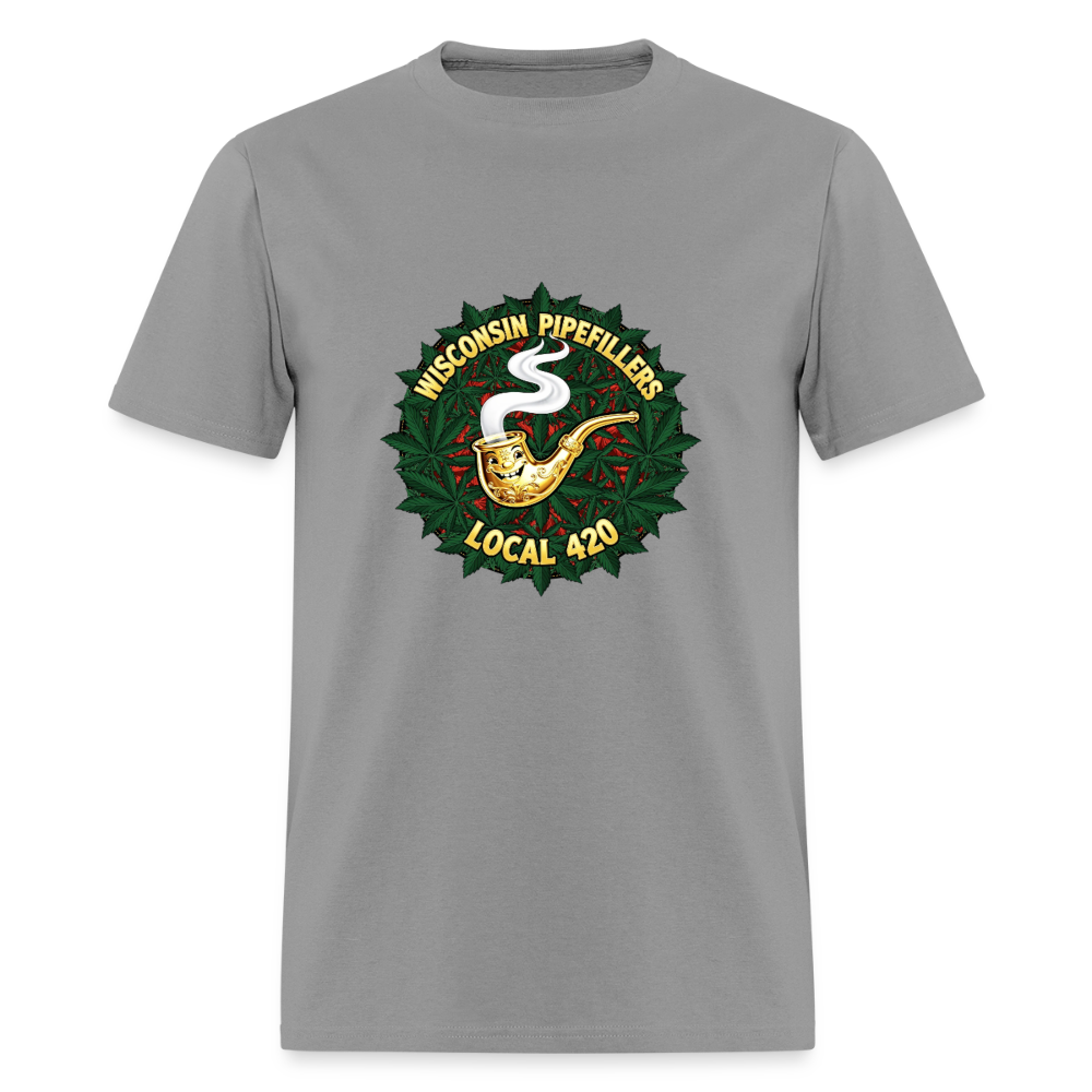 WISCONSIN PIPEFILLERS LOCAL 420 Men's T-Shirt - rock