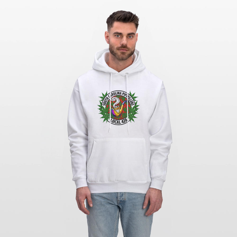 SOUTH CAROLINA PIPEFILLERS LOCAL 420 Men's Hoodie - white
