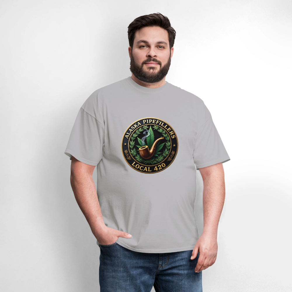 ALASKA PIPEFILLERS LOCAL 420 F/B DESIGN Men's T-Shirt - rock