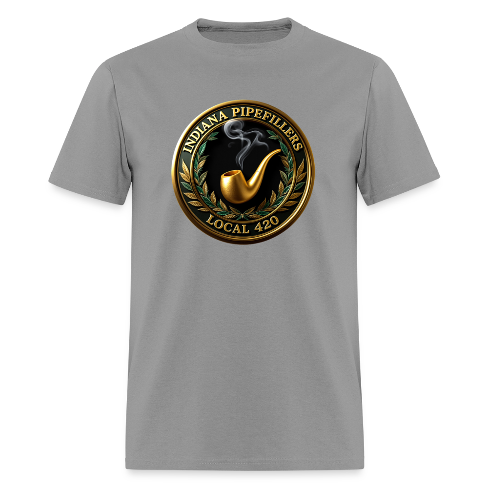 INDIANA PIPEFILLERS LOCAL 420 F/B DESIGN Men's T-Shirt - rock
