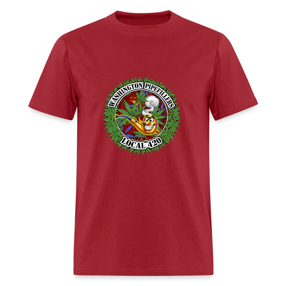 WASHINGTON PIPEFILLERS LOCAL 420 Men's T-Shirt - true red