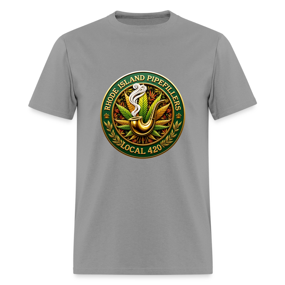 RHODE ISLAND PIPEFILLERS LOCAL 420 F/B DESIGNS Men's T-Shirt - rock