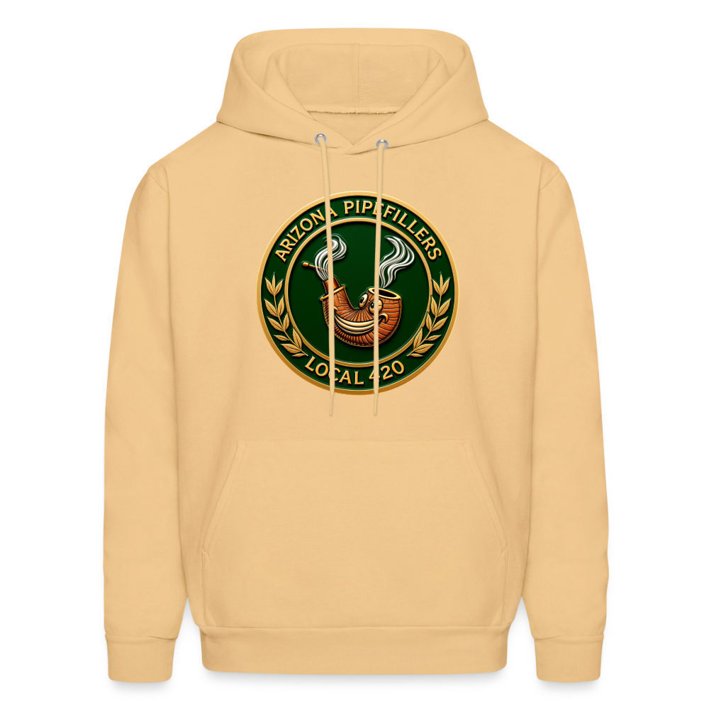 ARIZONIA PIPEFILLERS LOCAL 420 Men's Hoodie - light gold 