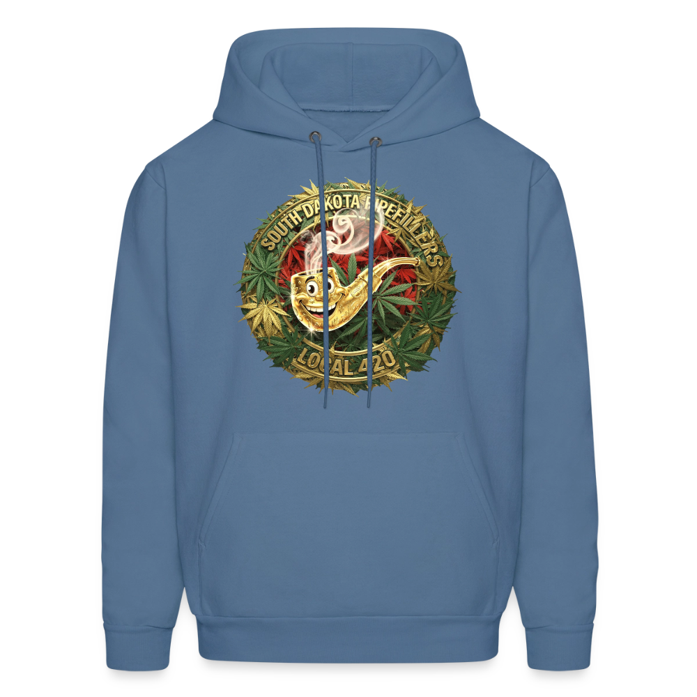 SOUTH DAKOTA PIPEFILLERS LOCAL 420  F/B DESIGN Men's Hoodie - denim blue
