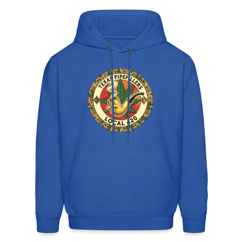 TEXAS PIPEFILLERS LOCAL 420  Men's Hoodie Hoodie - royal blue