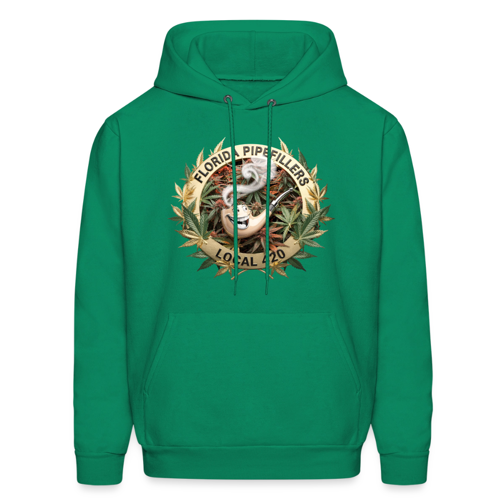 FLORIDA PIPEFILLERS LOCAL 420 Men's Hoodie - kelly green