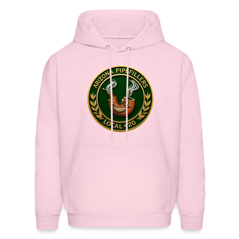 ARIZONIA PIPEFILLERS LOCAL 420 F/B DESIGN Men's Hoodie - pale pink