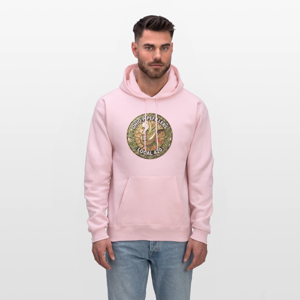OHIO PIPEFILLERS LOCAL 420  Men's Hoodie - pale pink