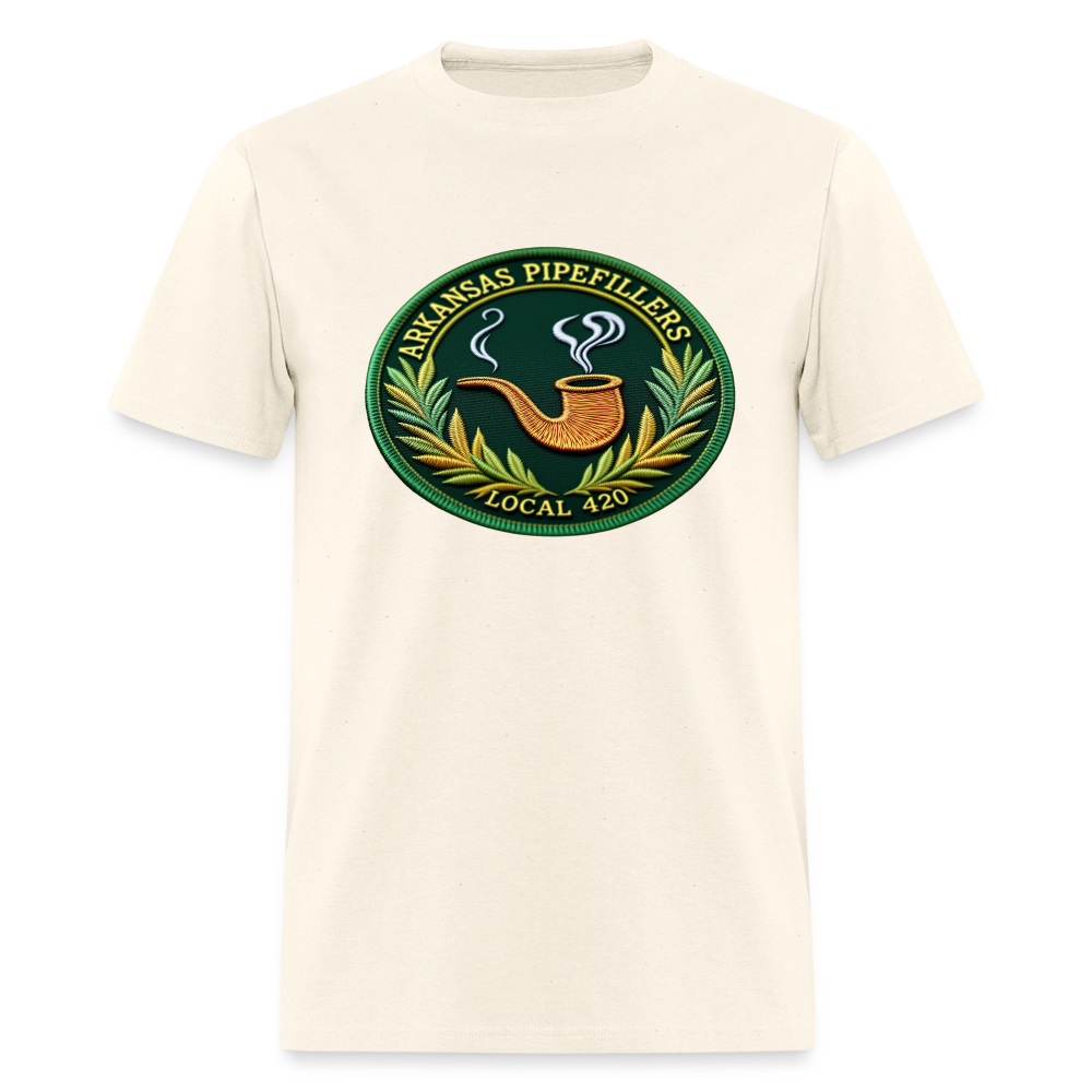 ARKANSAS PIPEFILLERS LOCAL 420 Men's T-Shirt - sweet cream heather