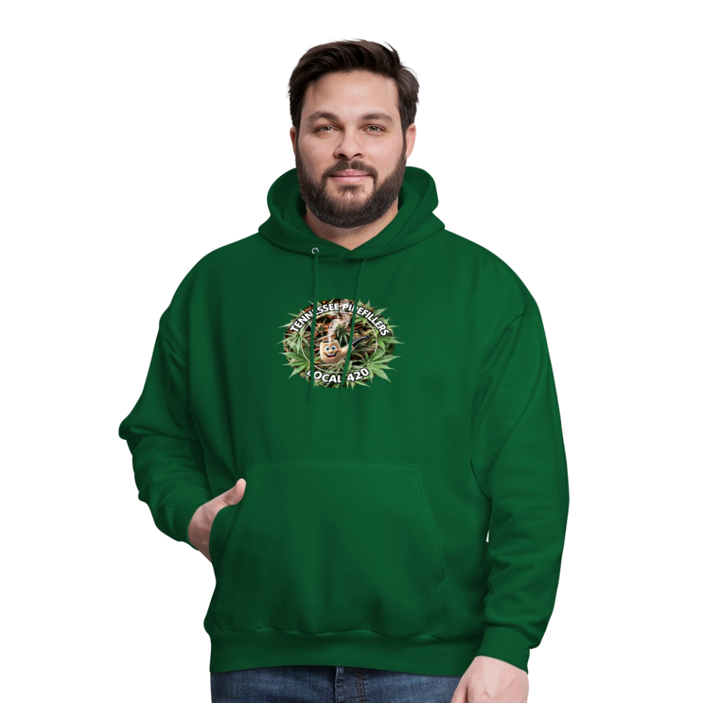 TENNESSEE PIPEFILLERS LOCAL 420 F/B DESIGN Men's  Hoodie - forest green