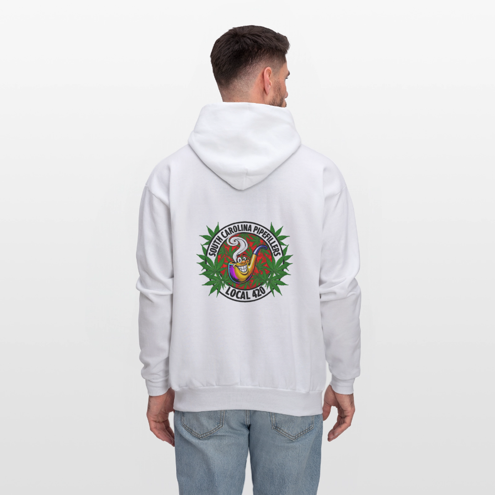 SOUTH CAROLINA PIPEFILLERS LOCAL 420 F/B DESIGN Men's Hoodie - white