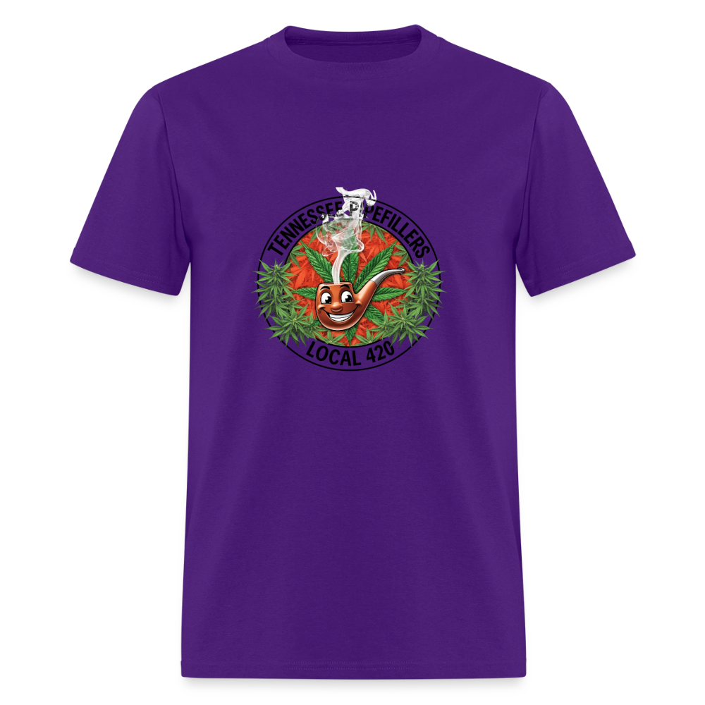 TENNESSEE PIPEFILLERS LOCAL 420 Men's T-Shirt - purple