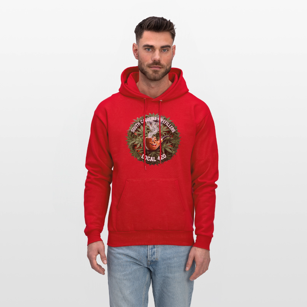 SOUTH CAROLINA PIPEFILLERS LOCAL 420 F/B DESIGN Men's Hoodie - red