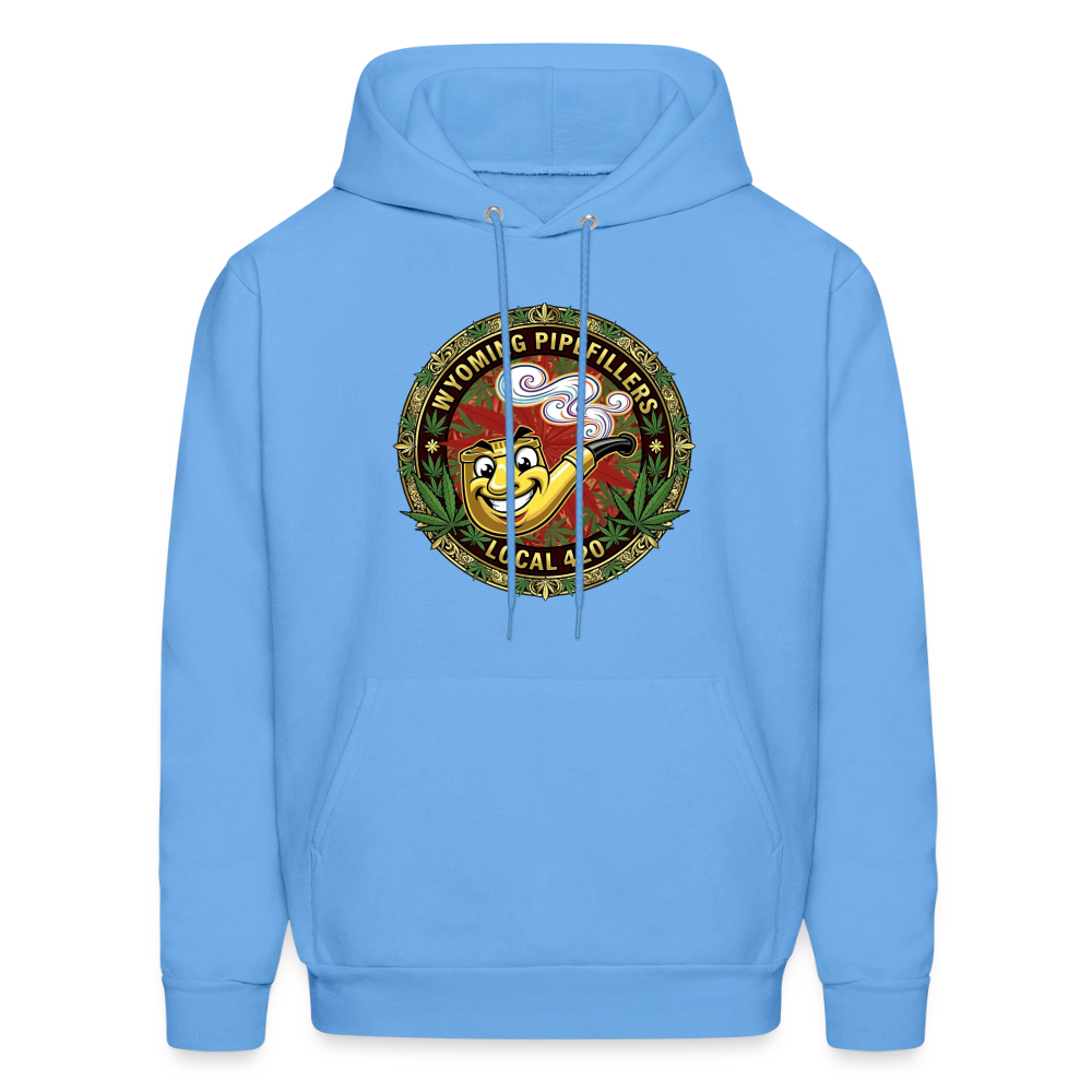 WYOMING PIPEFILLERS LOCAL 420 F/B DESIGN Men's Hoodie - carolina blue
