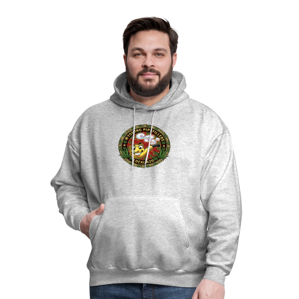 WYOMING PIPEFILLERS LOCAL 420 F/B DESIGN Men's Hoodie - heather gray