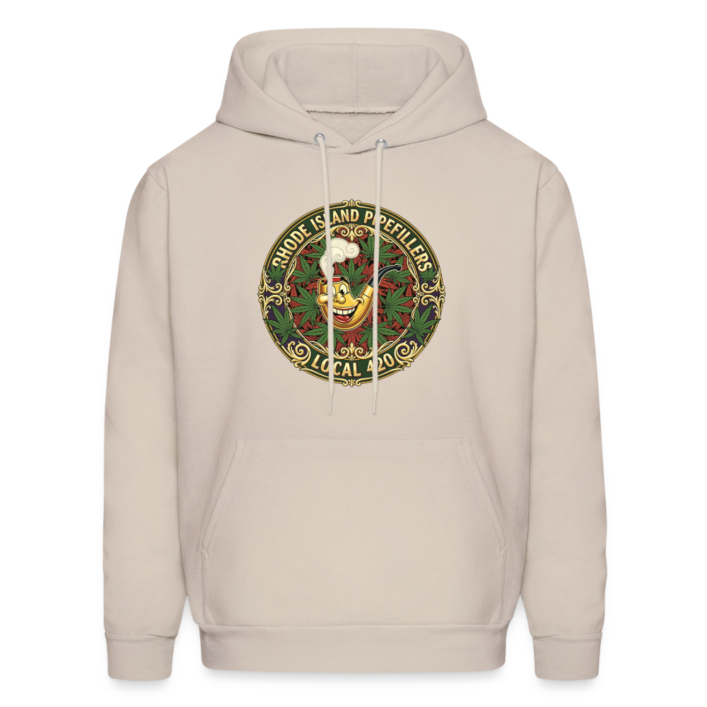 TEXAS PIPEFILLERS LOCAL 420 Men's Hoodie - Sand