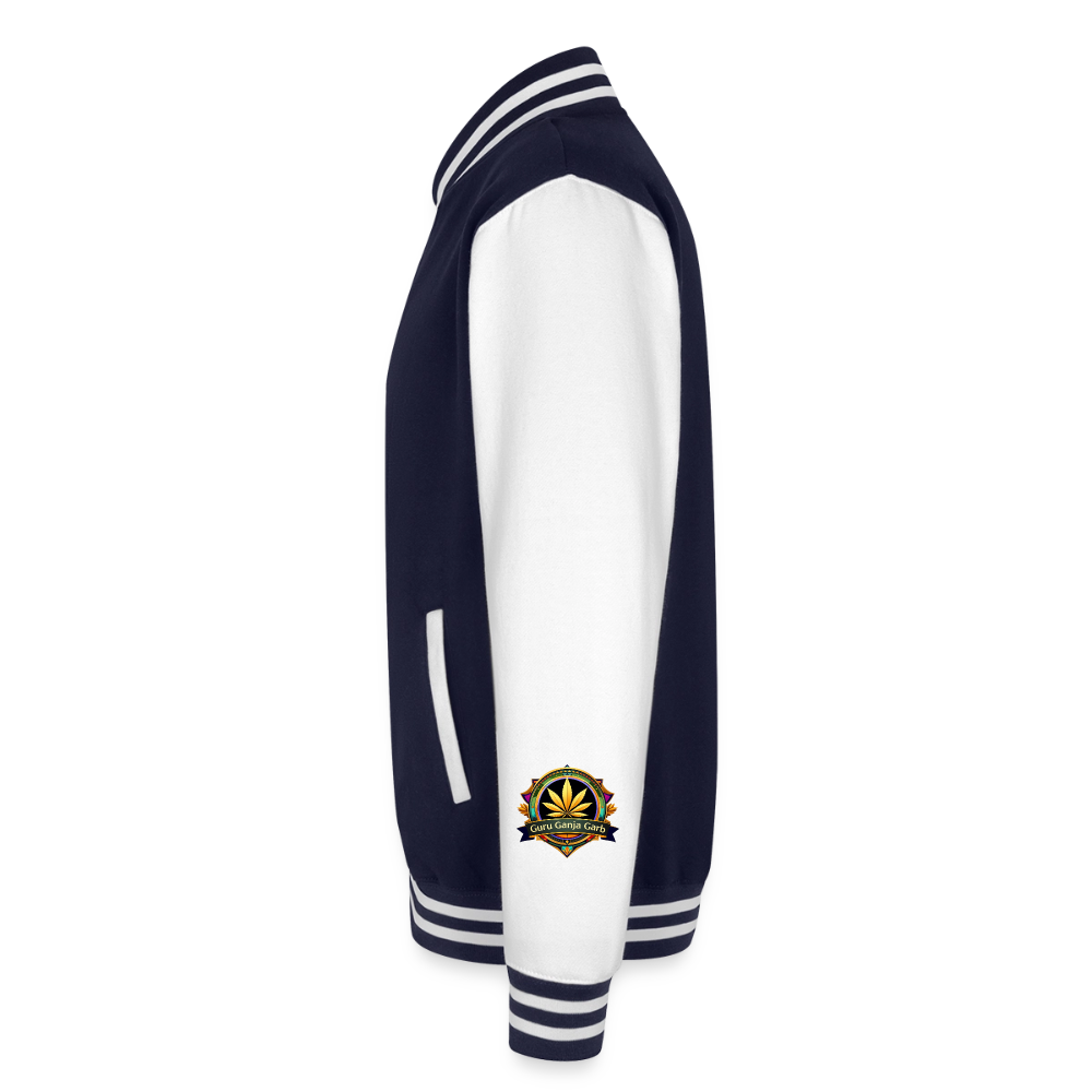 WYOMING PIPEFILLERS LOCAL 420 / 4 EMBLEM Unisex College Sweat Jacket - navy/white