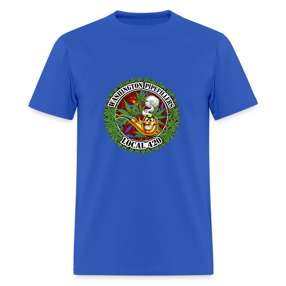WASHINGTON PIPEFILLERS LOCAL 420 Men's T-Shirt - royal blue