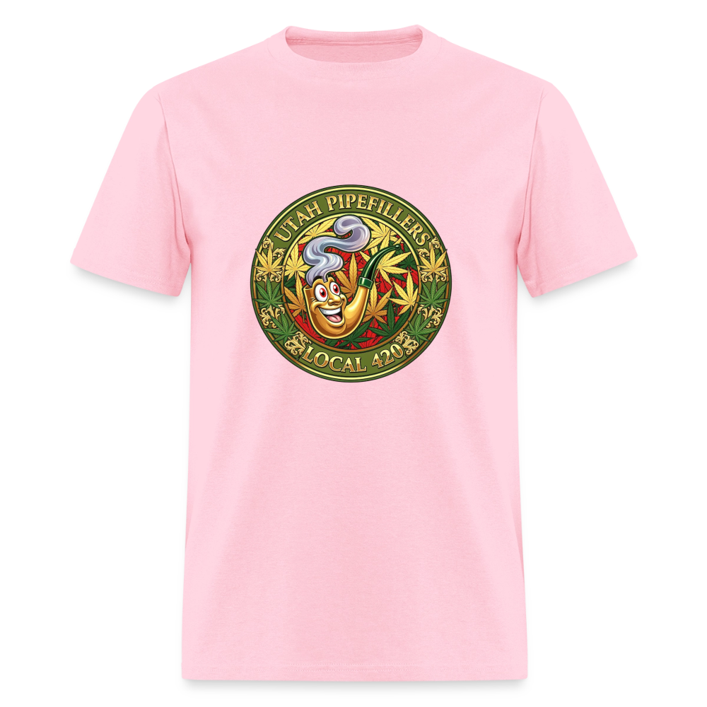 UTAH PIPEFILLERS LOCAL 420 Men's T-Shirt - pink