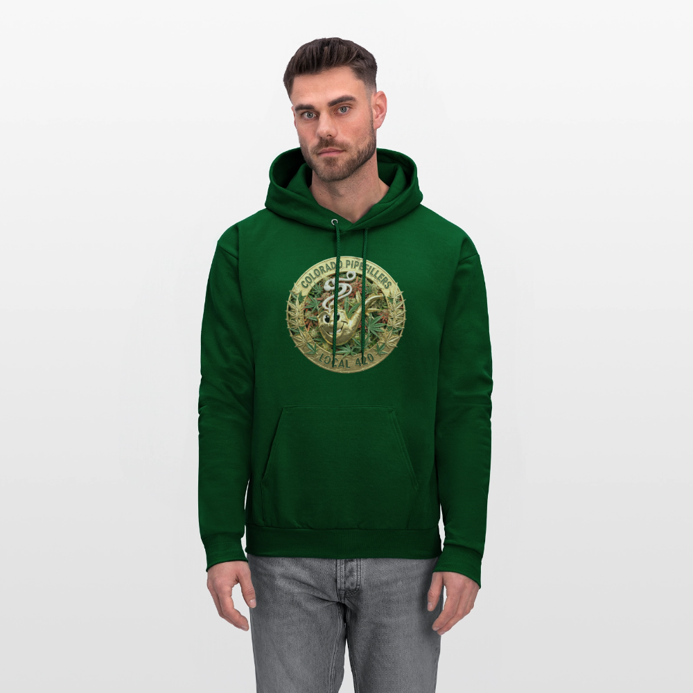COLORADO PIPEFILLERS LOCAL 420 Men's Hoodie - forest green