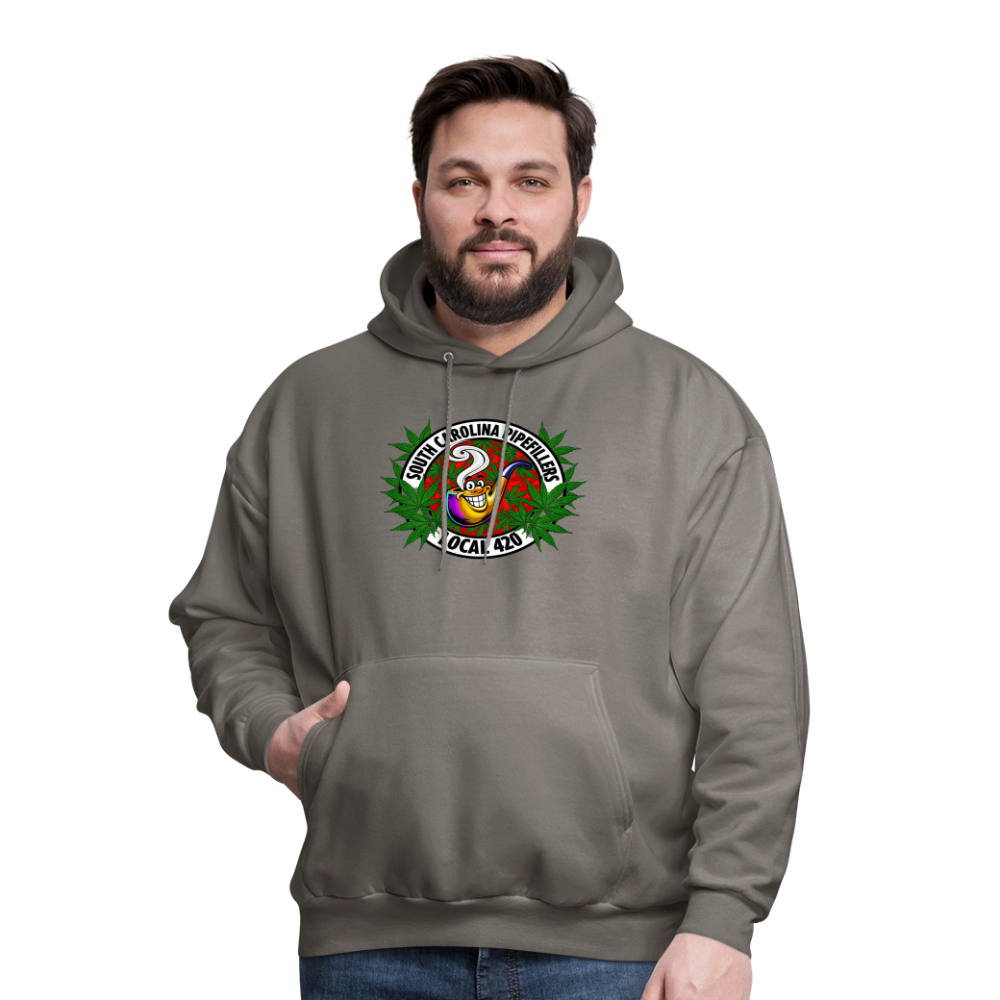 SOUTH CAROLINA PIPEFILLERS LOCAL 420 F/B DESIGN Men's Hoodie - asphalt gray