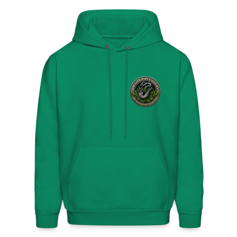 OREGON PIPEFILLERS UNION LOCAL 420 Men's Hoodie - kelly green