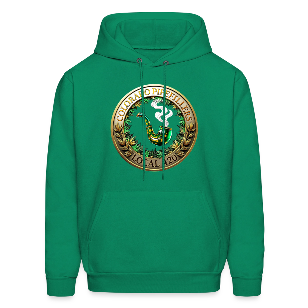 COLORADO PIPEFILLERS LOCAL 420 Men's Hoodie - kelly green