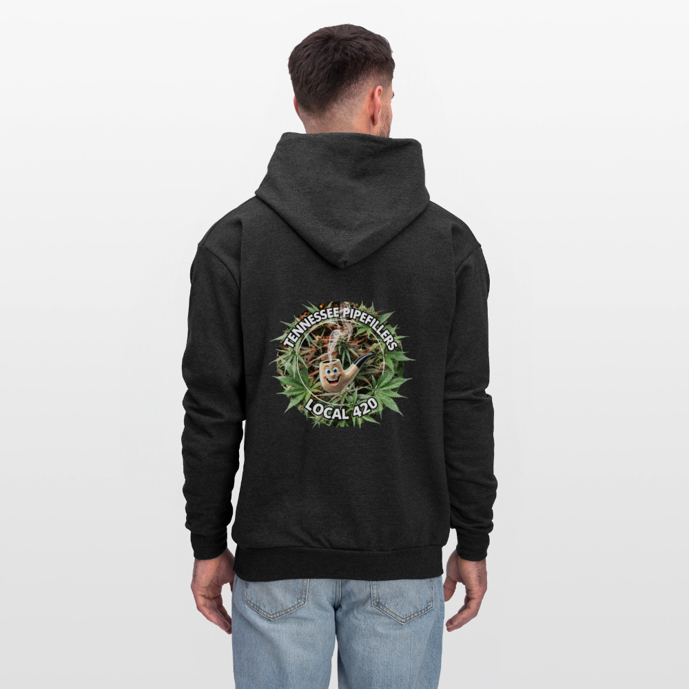 TENNESSEE PIPEFILLERS LOCAL 420 F/B DESIGN Men's  Hoodie - charcoal grey