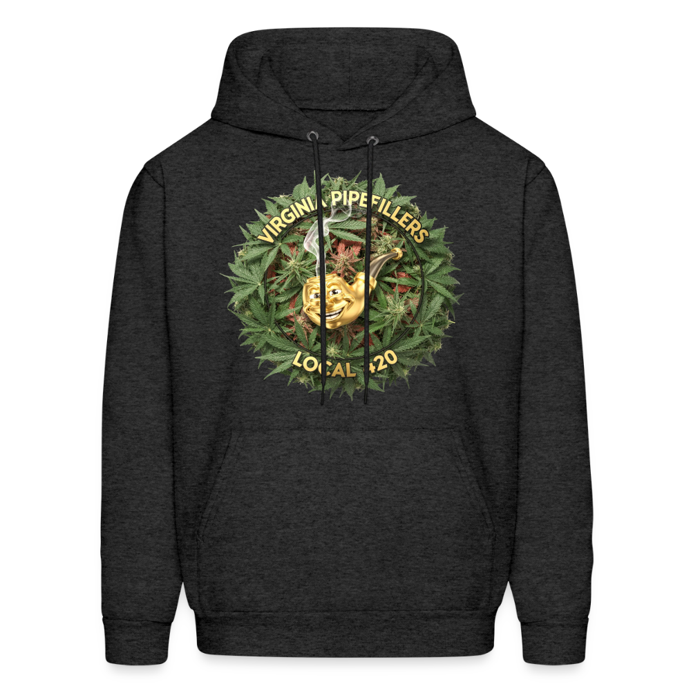 VIRGINIA PIPEFILLERS LOCAL 420 Men's Hoodie - charcoal grey
