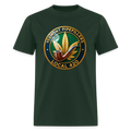VERMONT PIPEFILLERS LOCAL 420 2 EMBLEM Men's T-Shirt - forest green