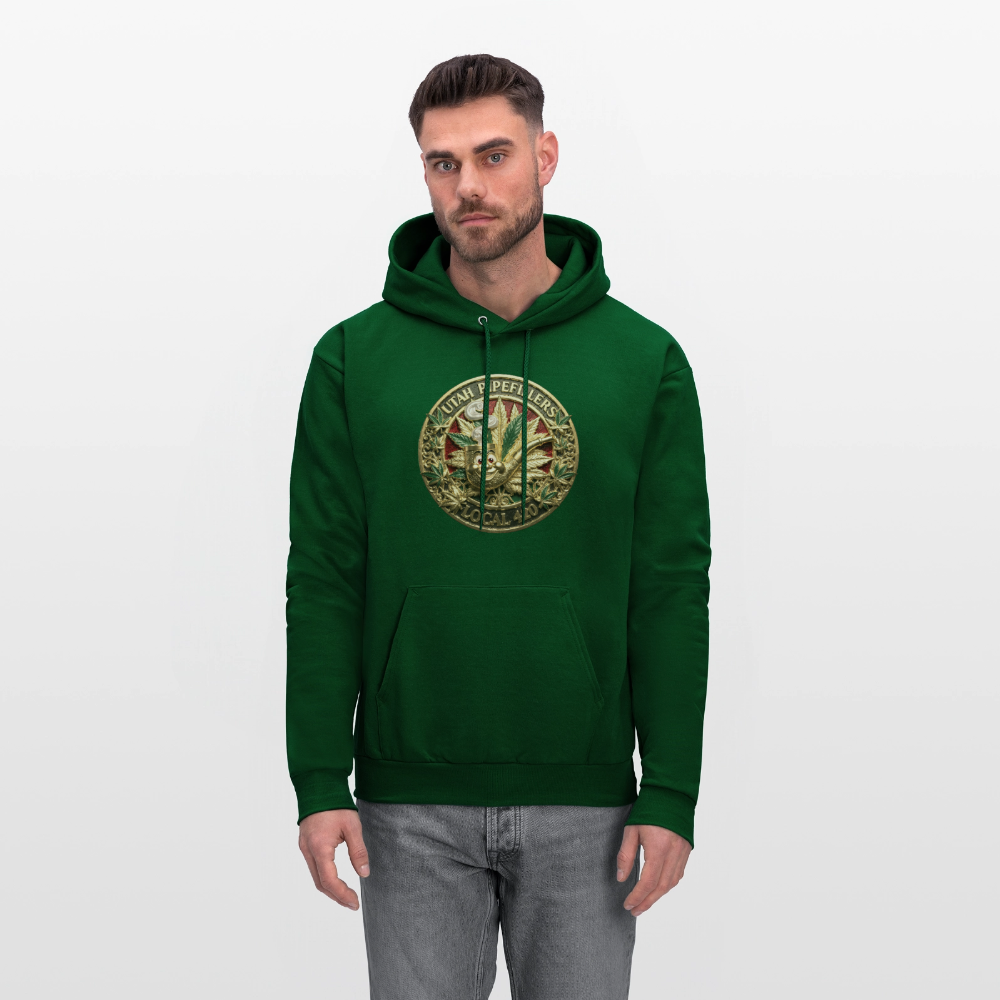 UTAH PIPEFILLERS LOCAL 420 Men's  Hoodie - forest green